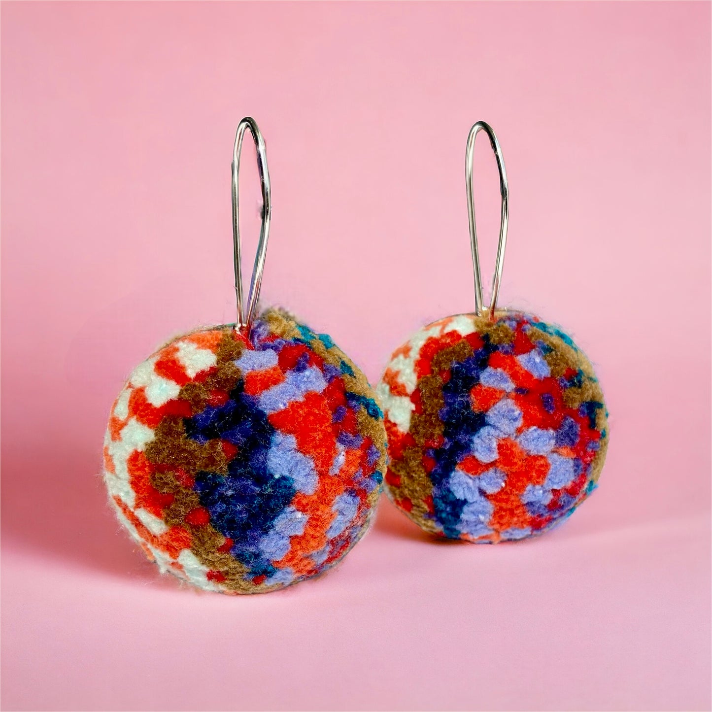 Pompom Earrings