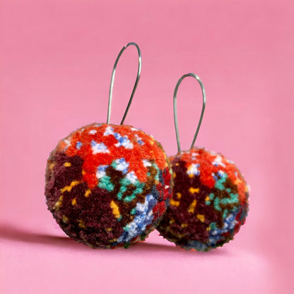 Pompom Earrings