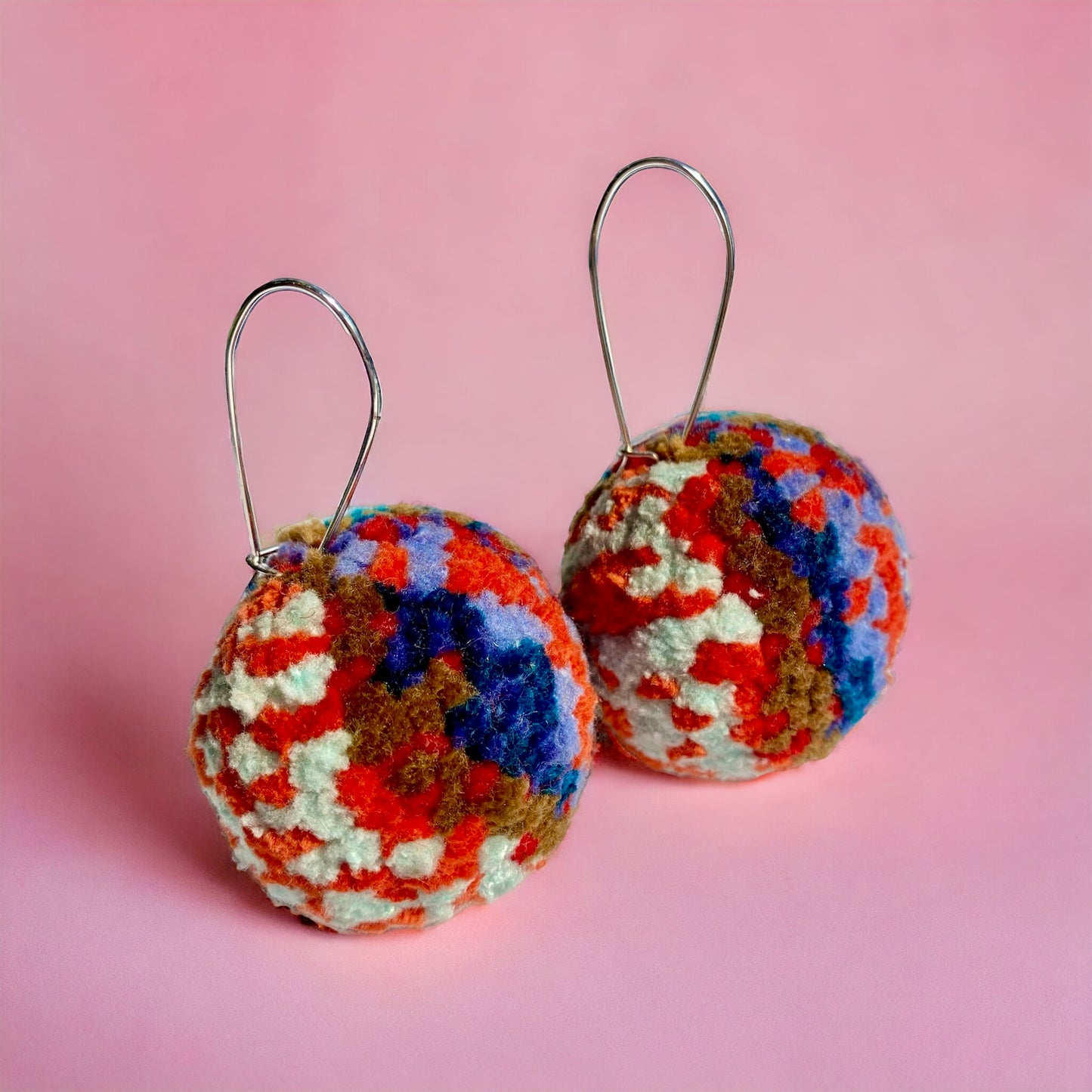 Pompom Earrings