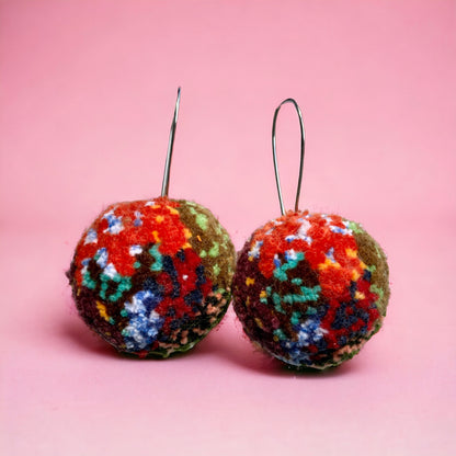 Pompom Earrings