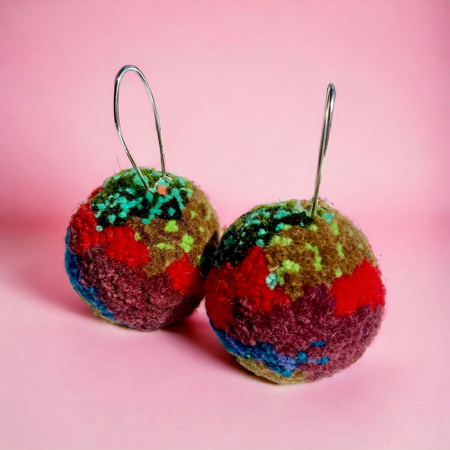 Pompom Earrings