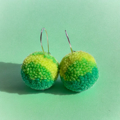 Pompom Earrings