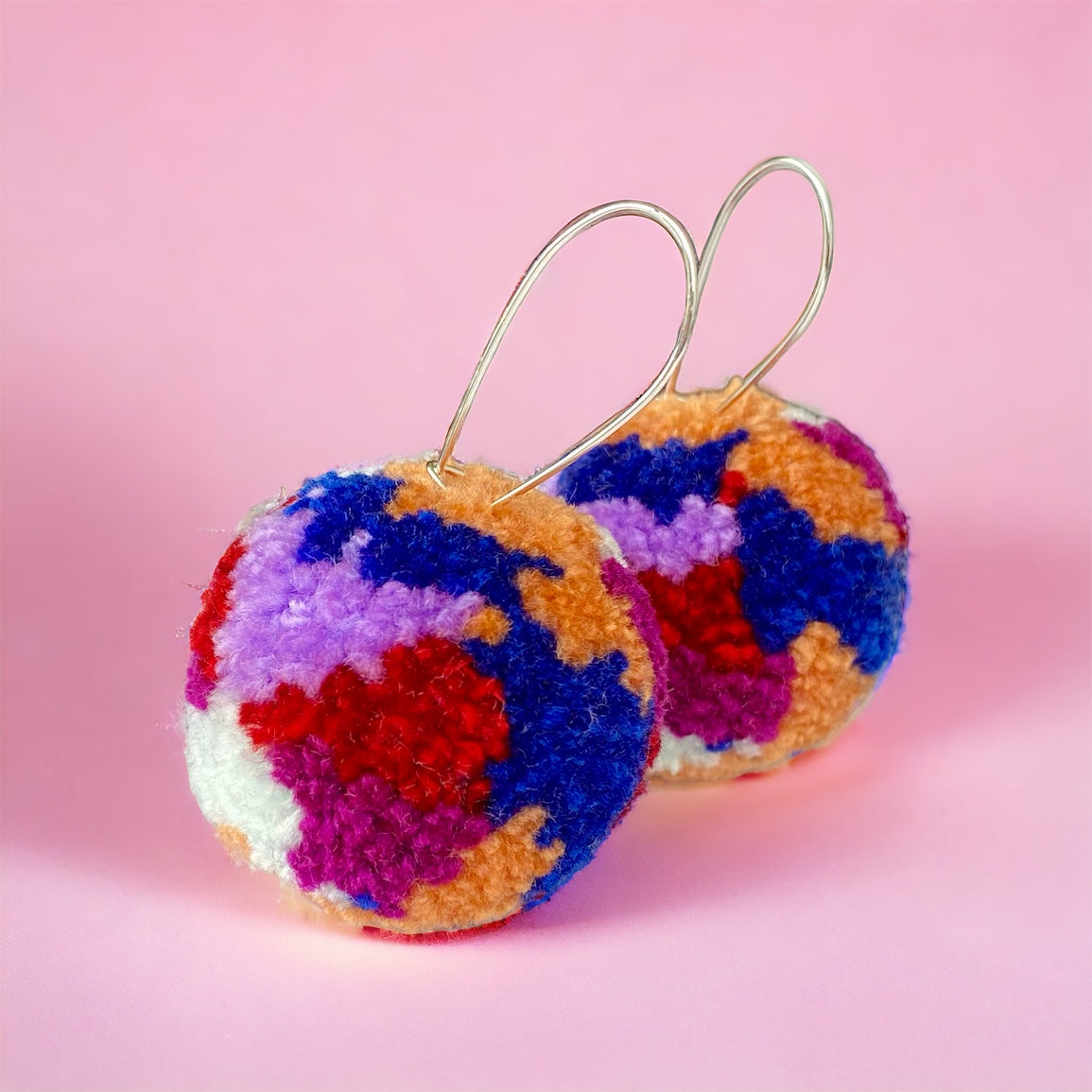 Pompom Earrings