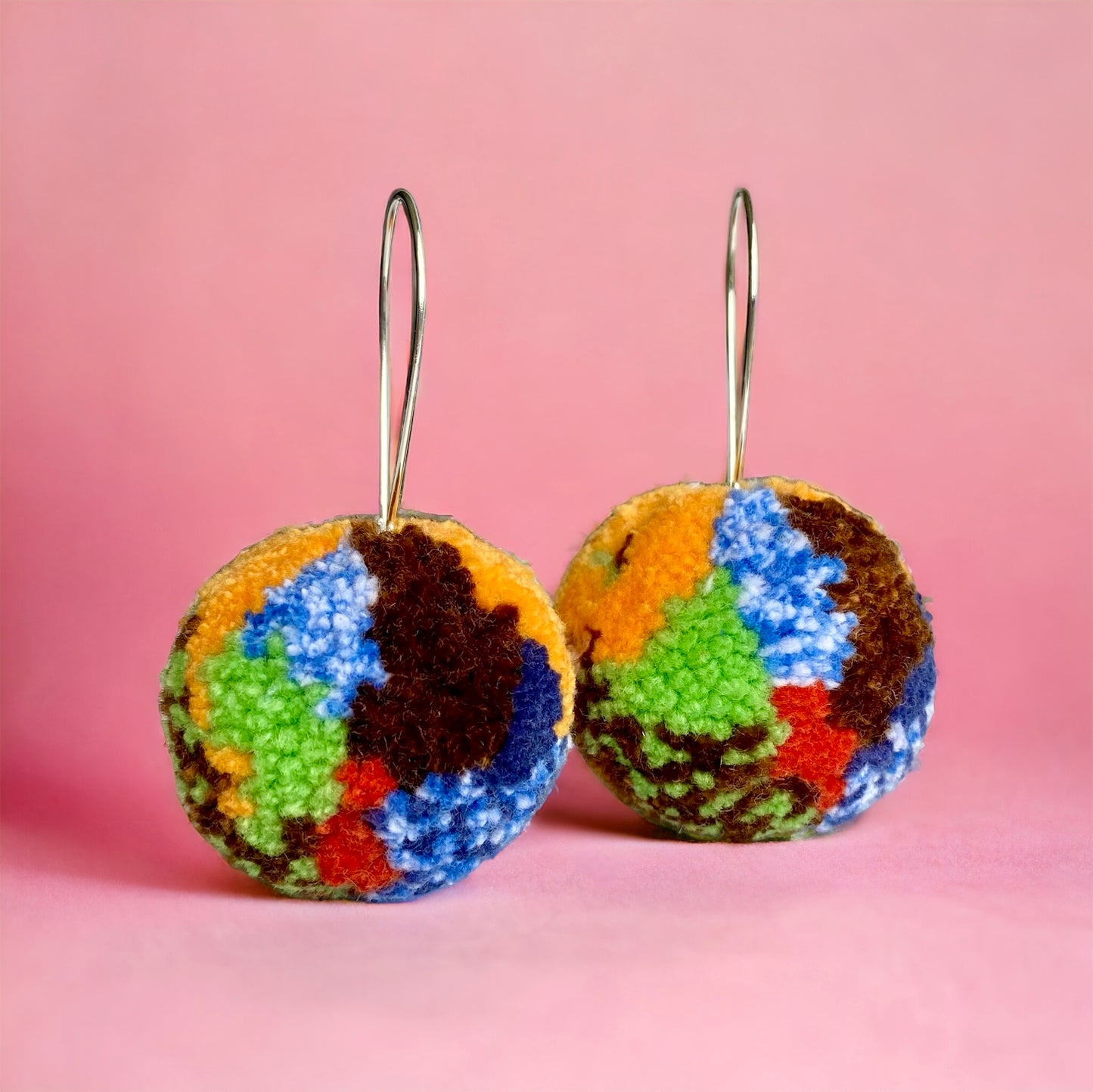 Pompom Earrings