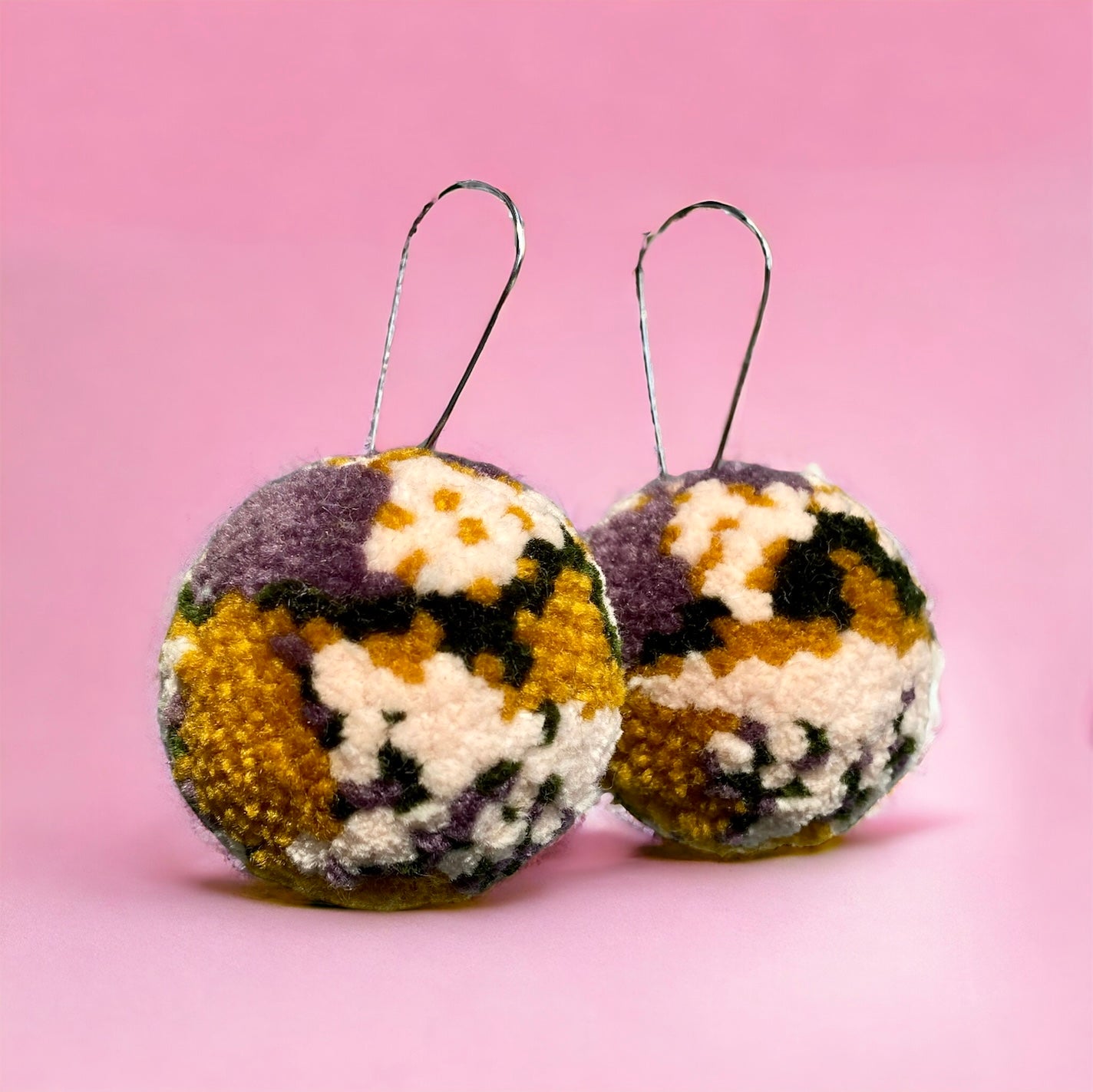 Pompom Earrings