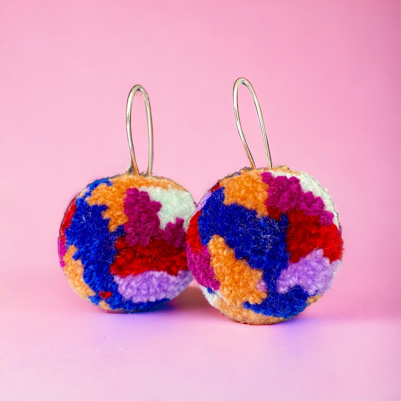 Pompom Earrings