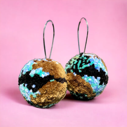 Pompom Earrings