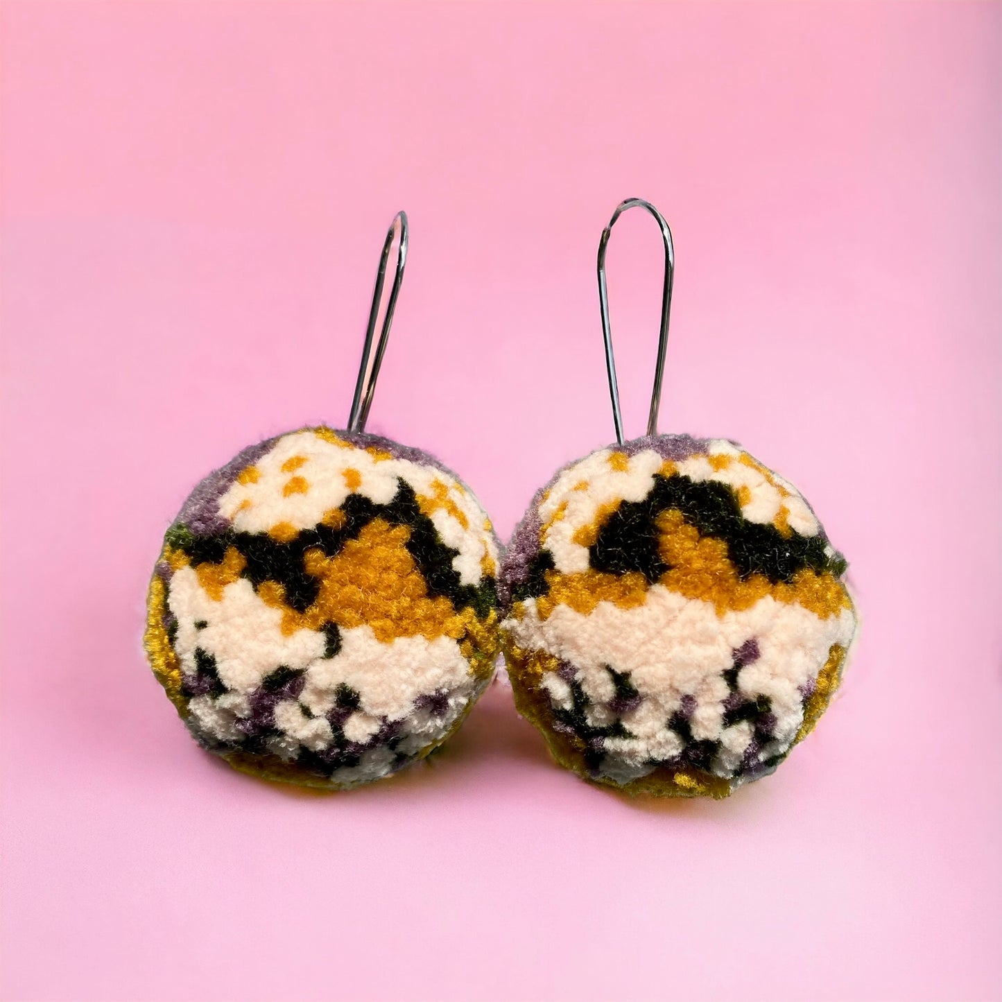 Pompom Earrings