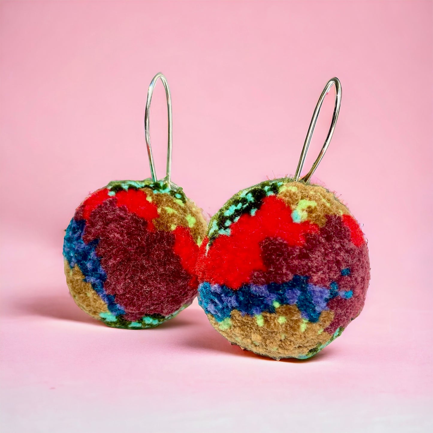 Pompom Earrings