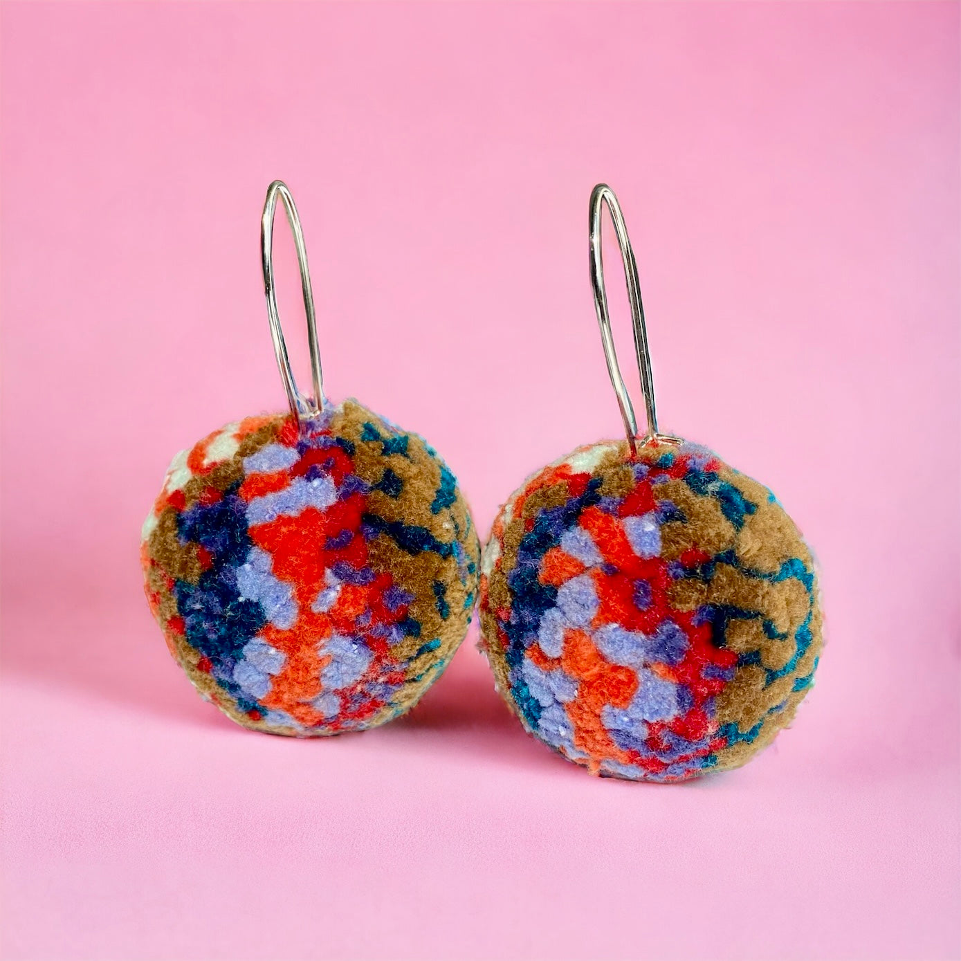 Pompom Earrings