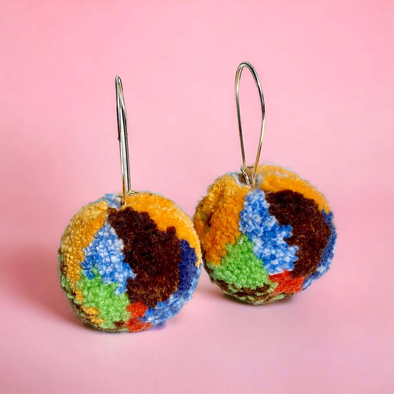 Pompom Earrings