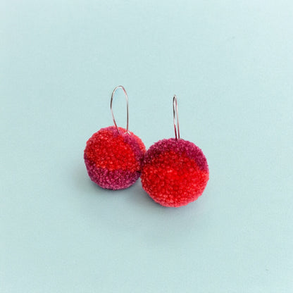 Pompom Earrings