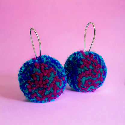 Pompom Earrings