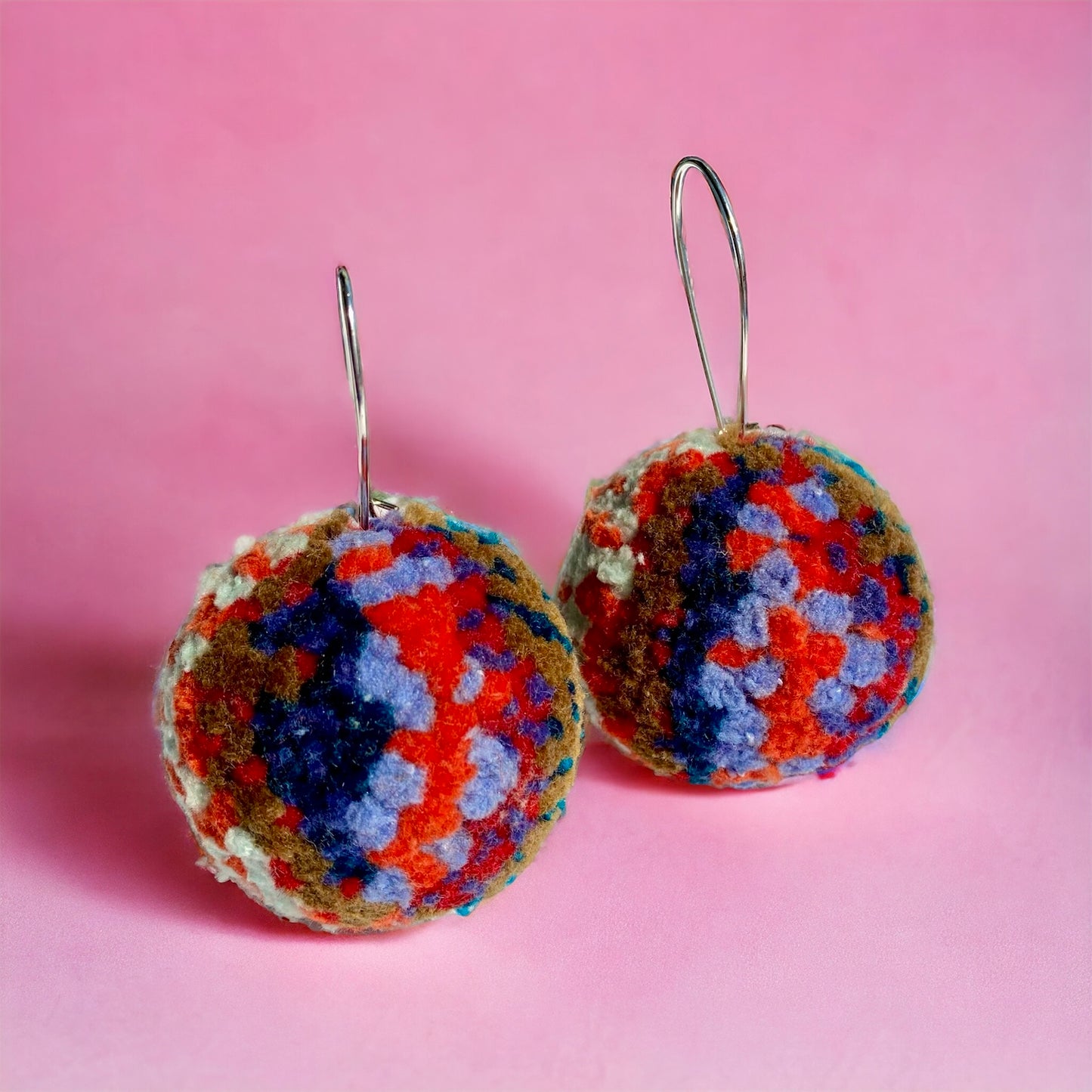 Pompom Earrings