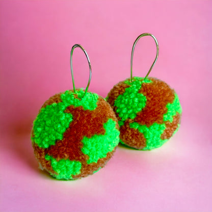 Pompom Earrings