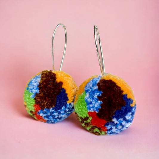 Pompom Earrings